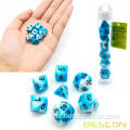bescon mini gemini two two polyhedral rpg dice set 10mm